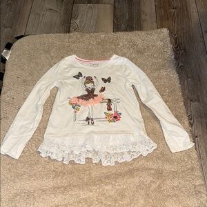 Girls Tommy Bahama Long Sleeve Ballerina Shirt